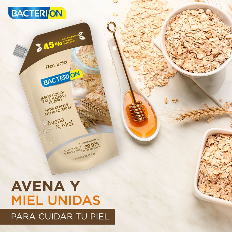 JABON BACTERION LIQ AVENA MIEL_L
