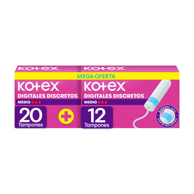 OF TAMPON KOTEX EVOLUTION MEDI_F
