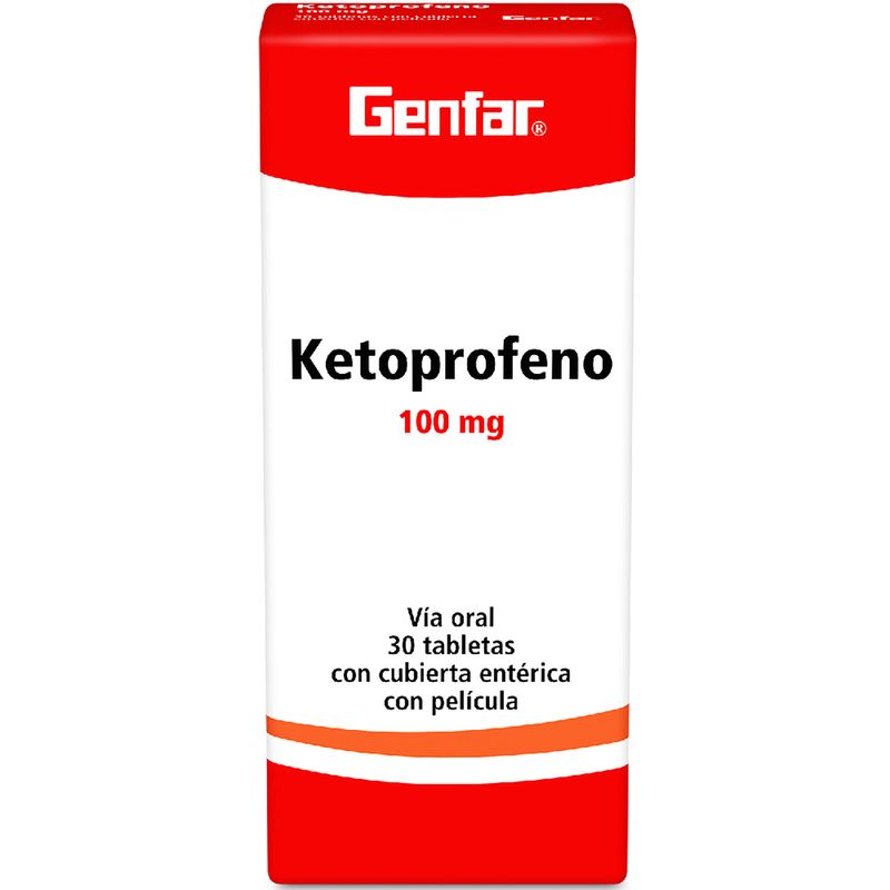 KETOPROFENO 100 MG -GENFAR-_F