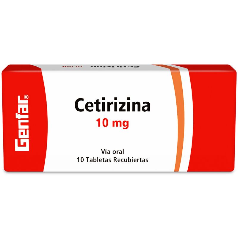 CETIRIZINA REC 10 MG -GENFAR-_F