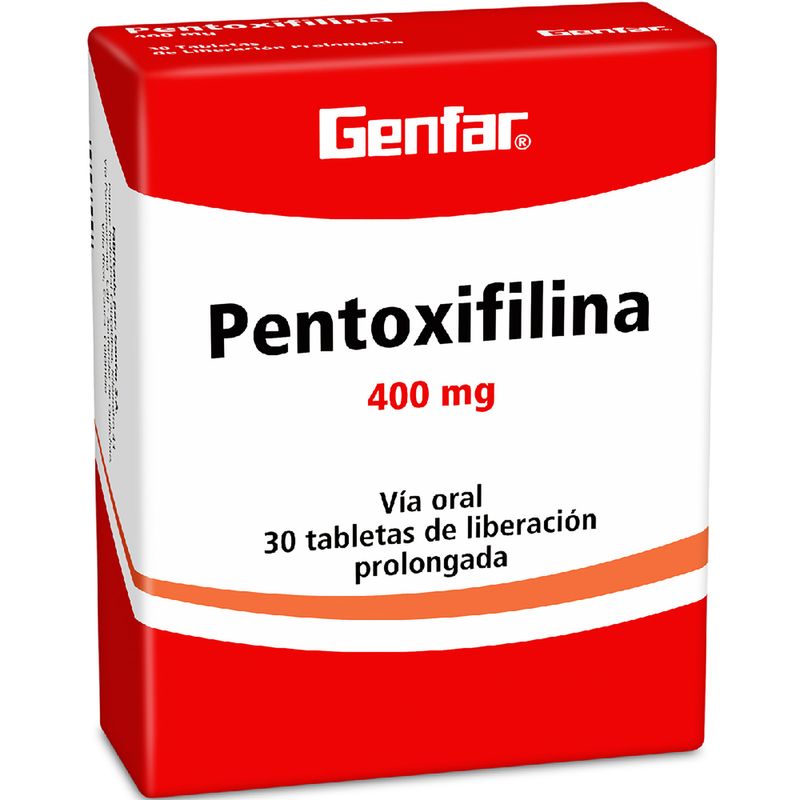 PENTOXIFILINA 400 MG GENFAR_F