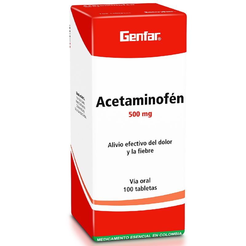 ACETAMINOFEN-GENFAR- 500 MG_F