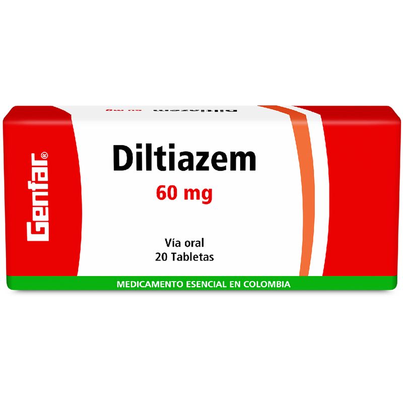 DILTIAZEM 60 MG -GENFAR-_F