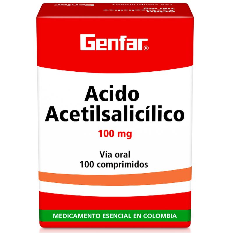 ACIDO ACETILSALICILICO 100 MG_F