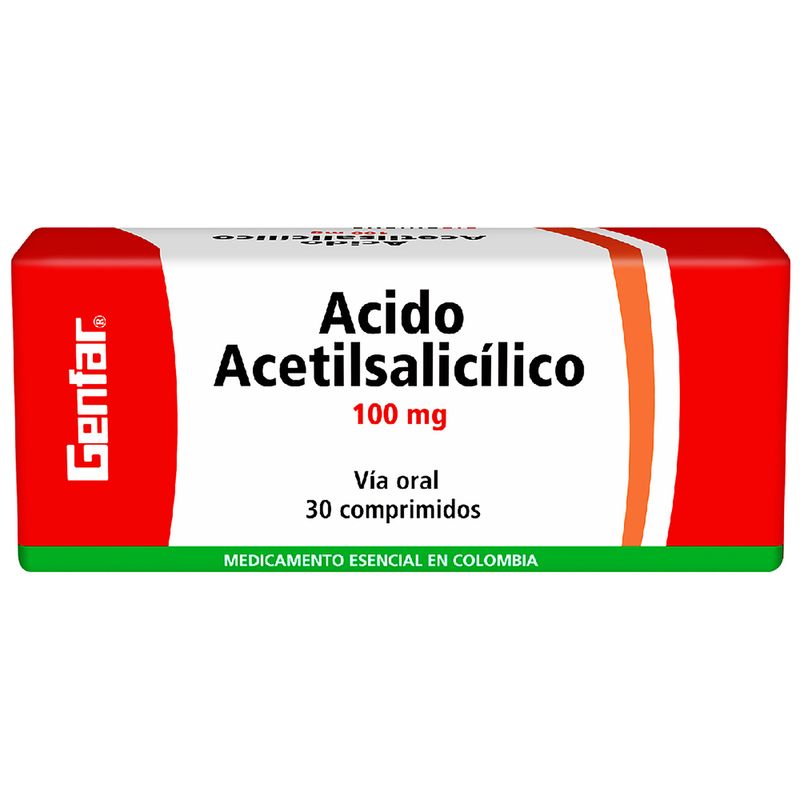 ACIDO ACETILSALICILICO 100 MG_F