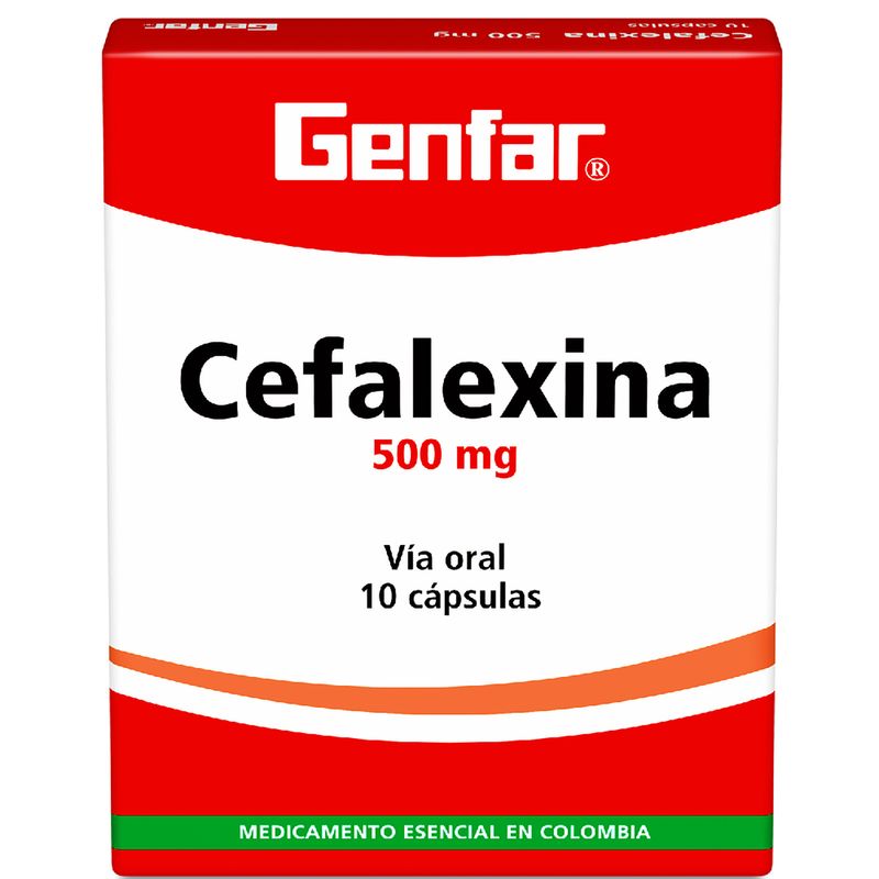 CEFALEXINA 500 MG -GEN FAR-_F