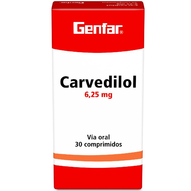 CARVEDILOL X 6-25 MG_F