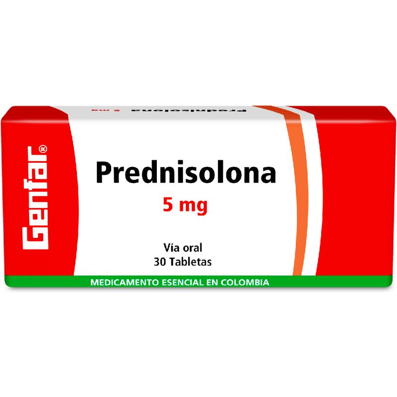 PREDNISOLONA 5 MG -GENFAR-_F