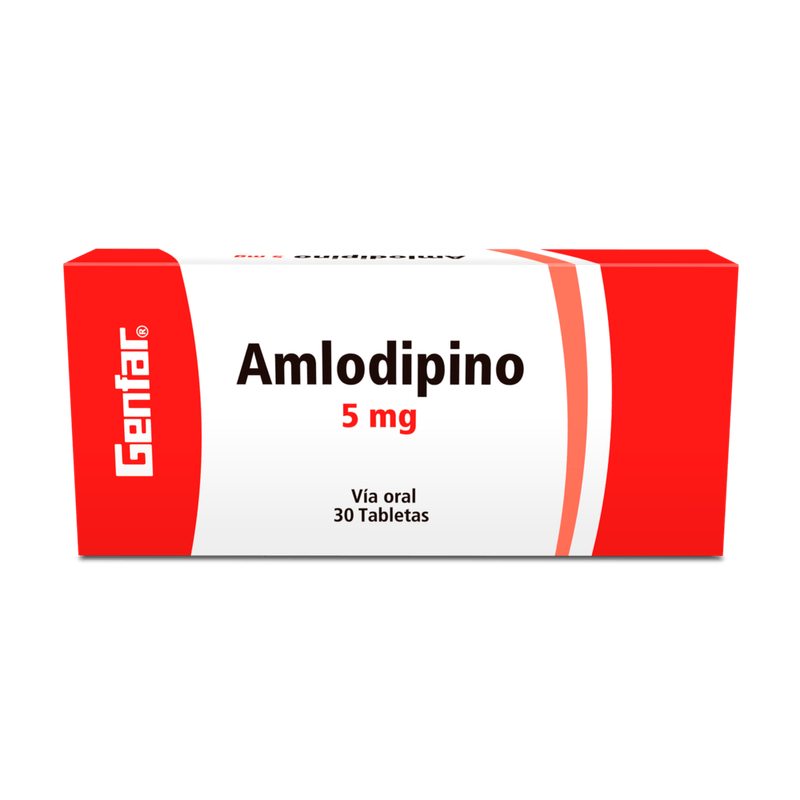 AMLODIPINO 5 MG -GENFAR-_F