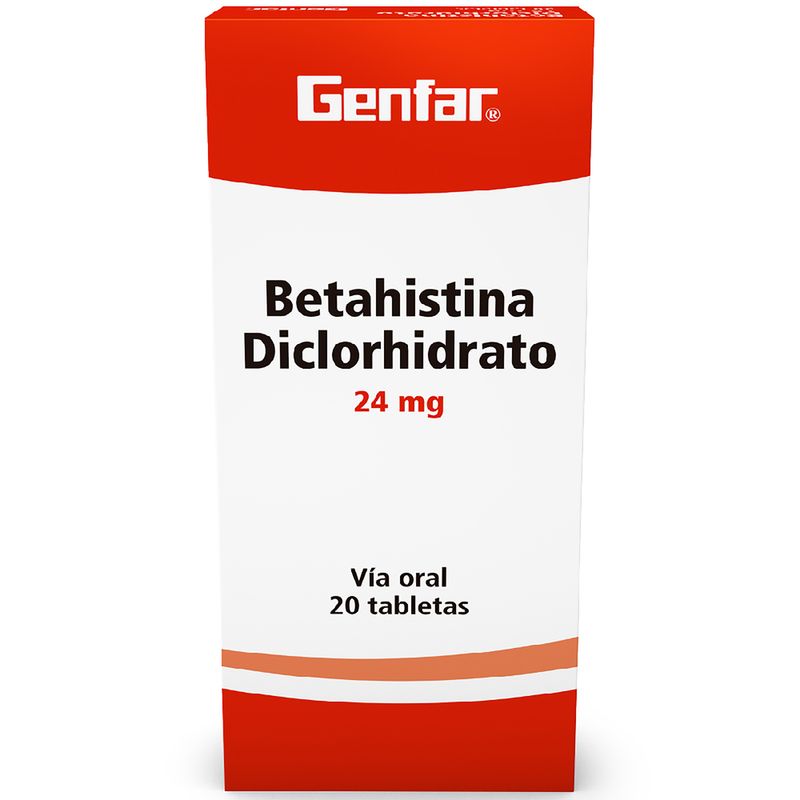 BETAHISTINA DICLORHIDRATO 24 M_F