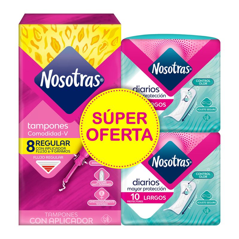 OF TAMPON NOSOTRAS REGULAR X 8_F