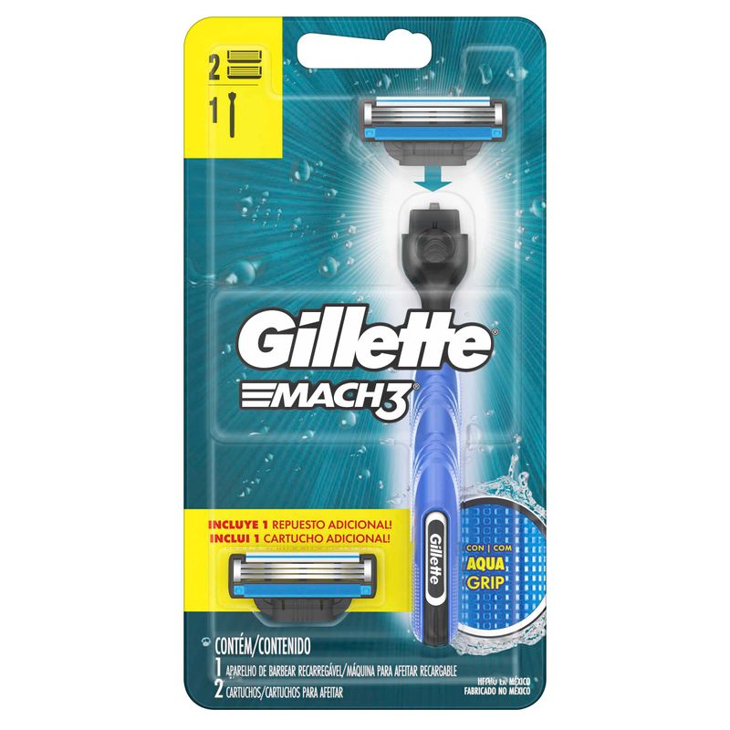 MAQUINA GILLETTE MACH 3 AQUAGR_F