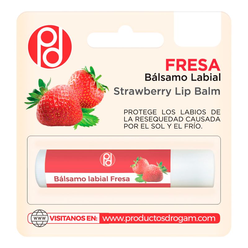 BALSAMO LABIAL DROGAM FRESA_F