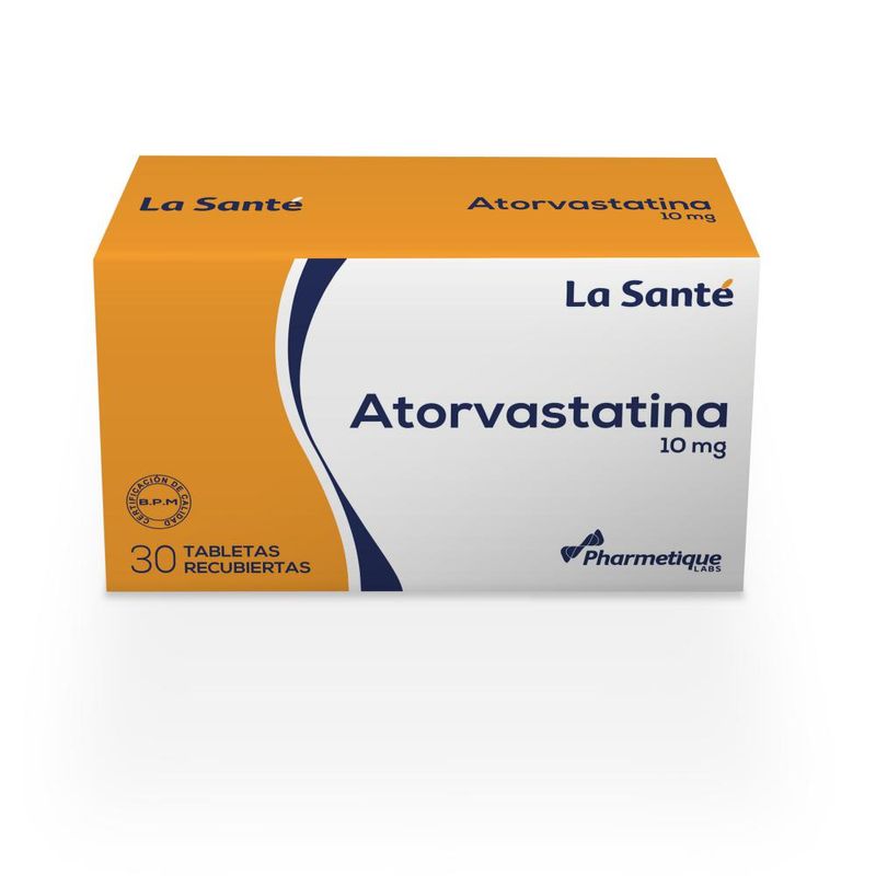 ATORVASTATINA 10 MG -LA SANTE-_F