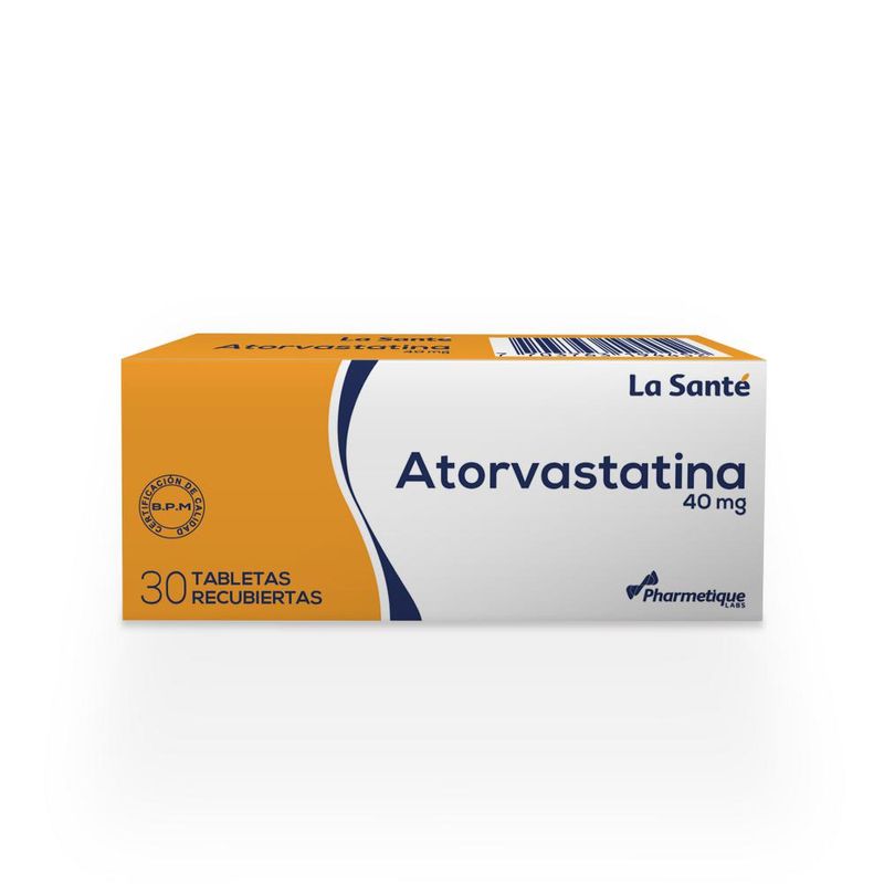 ATORVASTATINA 40MG -LA SANTE-_F