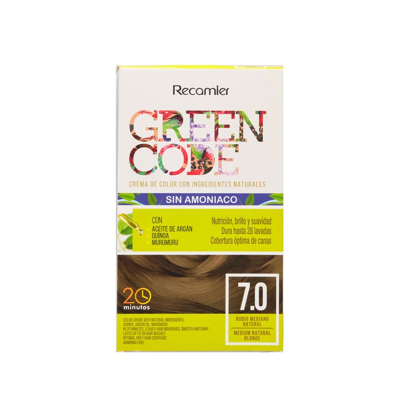 GREEN CODE KIT RUB MED NAT 7-0_F