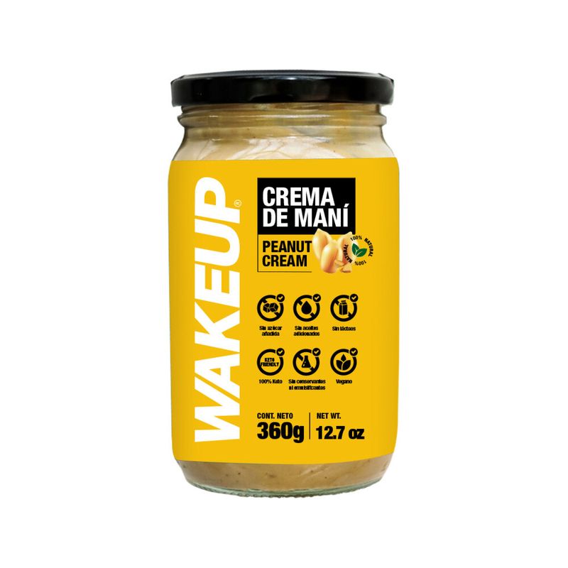CREMA DE MANI NATURAL WAKEUP_F