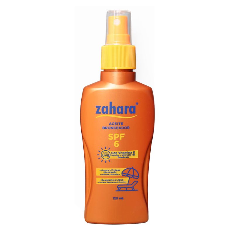 ACEITE BRONCEADOR ZAHARA SPF 6_F