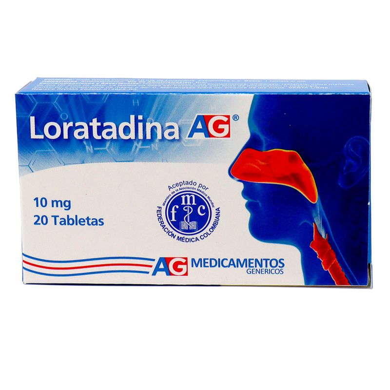 LORATADINA 10 MG -AG-_F