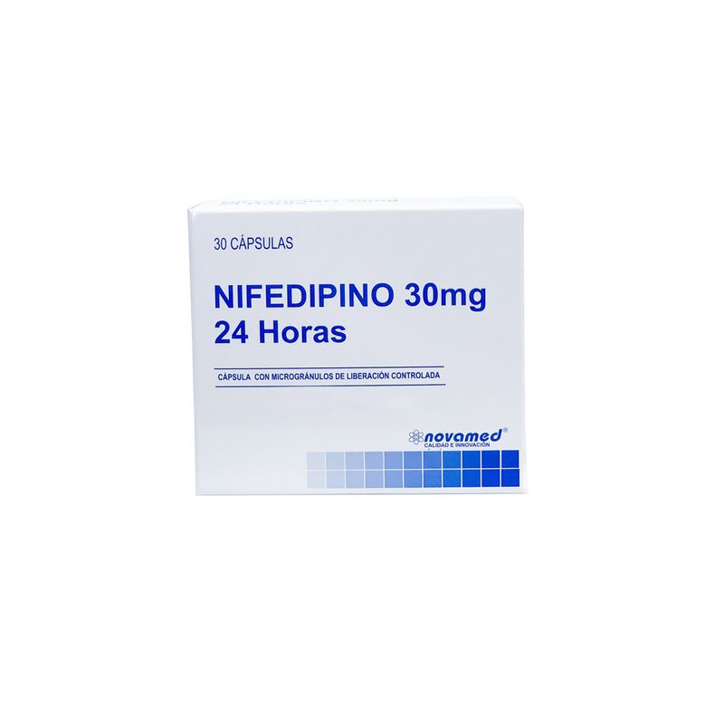 NIFEDIPINO 30 MG -NOVAMED-_F