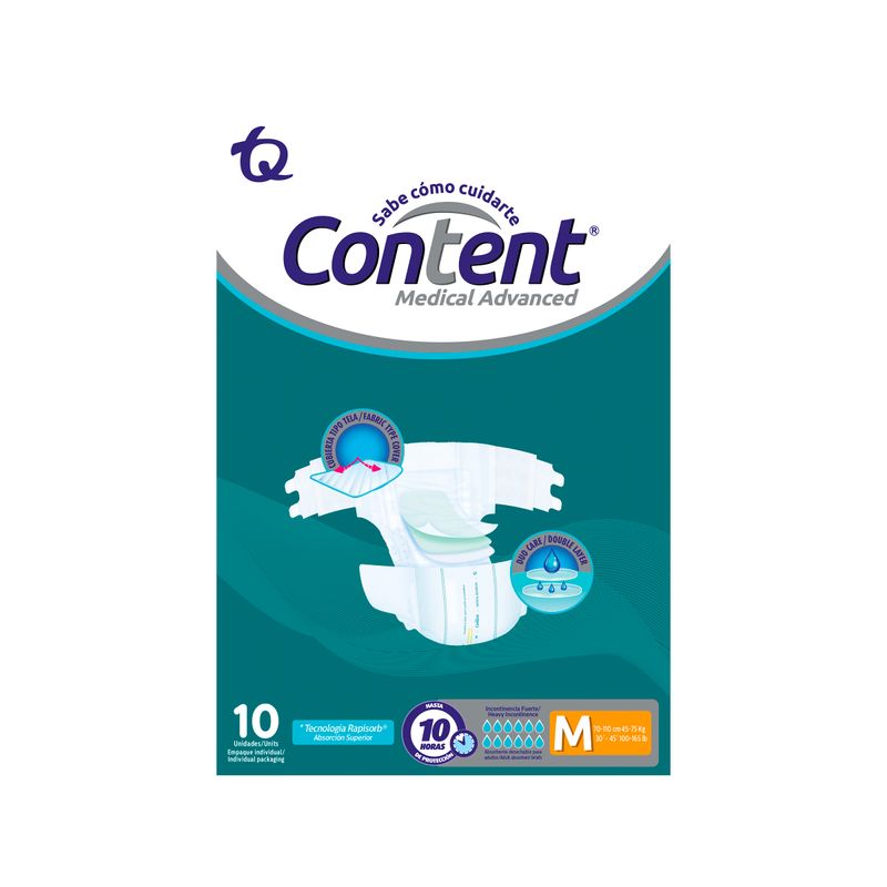PAÑAL CONTENT MEDI ADV ADUL M_F