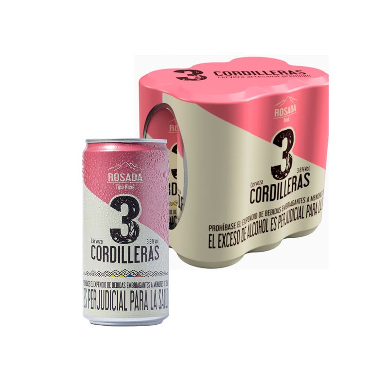 CERVEZA 3 CORDILL LAT 269ML X6_F