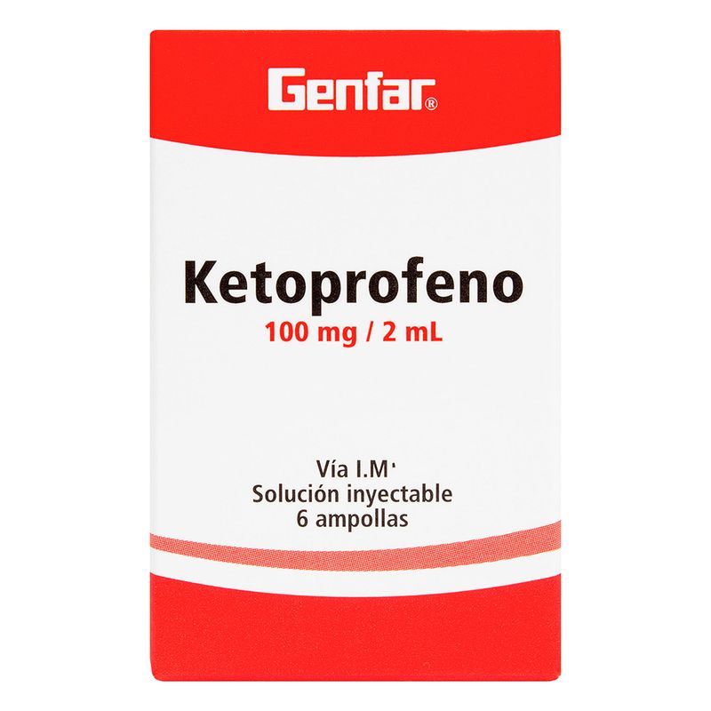 KETOPROFENO 100 MG INY -GENFA_F