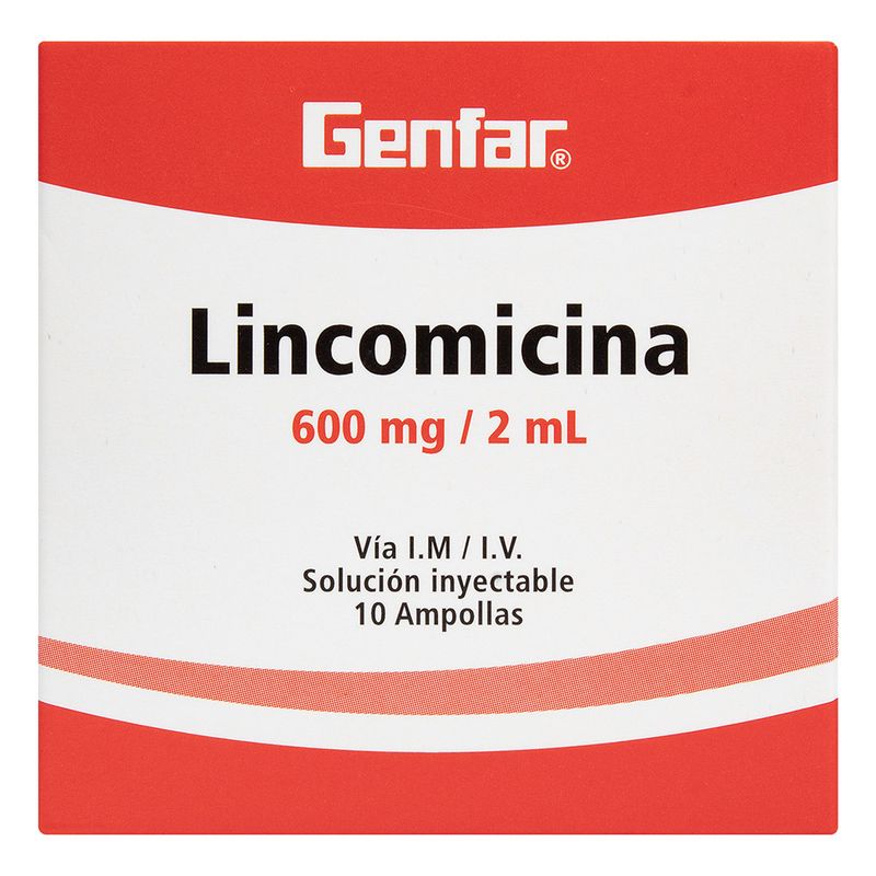 LINCOMICINA 600 MG -GENFAR-_F