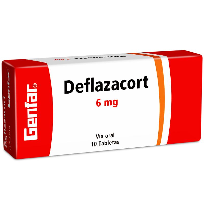 DEFLAZACORT 6 MG GENFAR_F