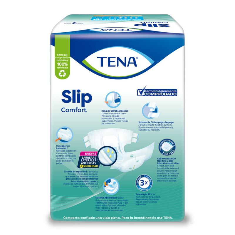 PANAL ADUL TENA SLIP COMFORT M_L