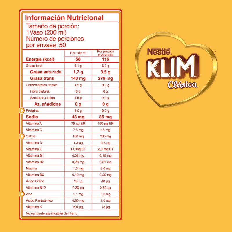 LECHE EN POLVO KLIM FORTIFICAD_A