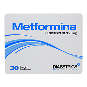 METFORMINA 850 MG -DIABETRICS-_F