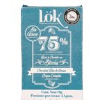 CHOCOLATE LOK 75% CACAO STEVIA_F
