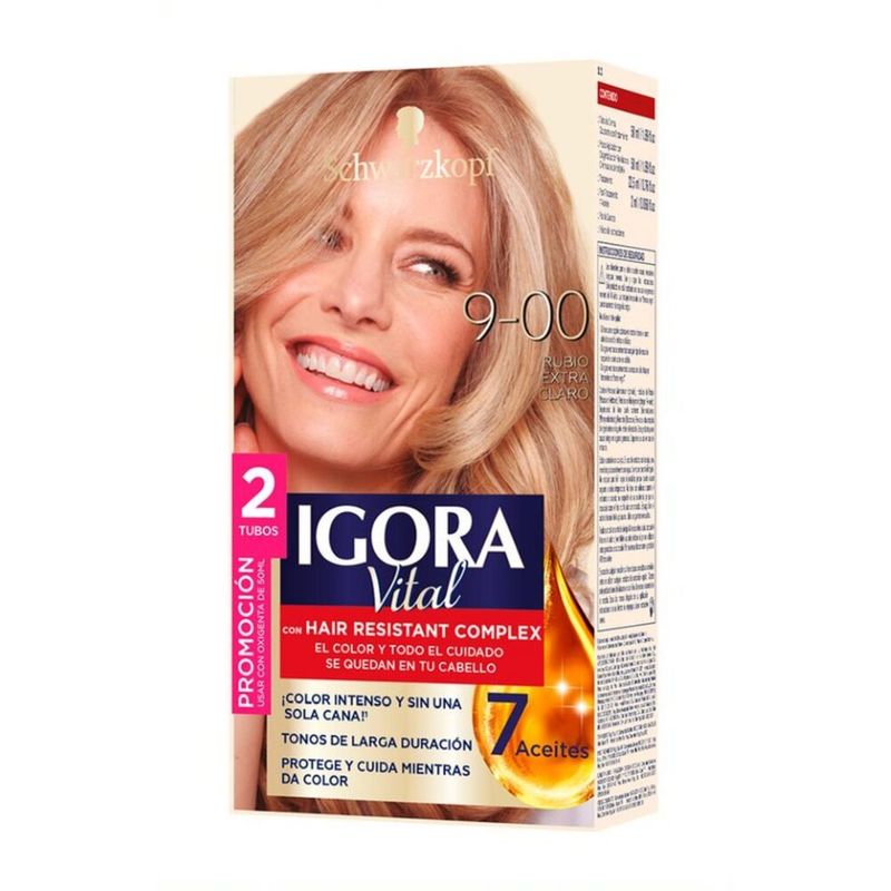TINTE IGORA VITAL 9-00 RUBIO E_F