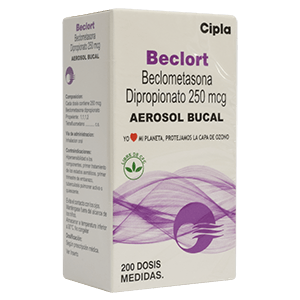 BECLORT 250 MCG -BECLOMETASONA_F