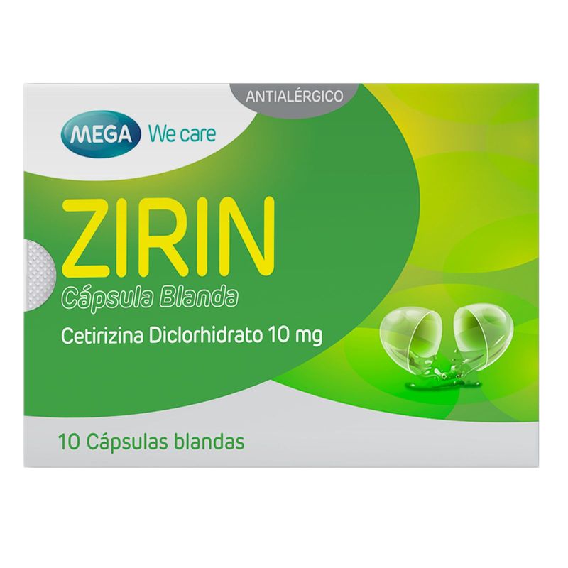 ZIRIN 10 MG -CETIRIZINA-_F