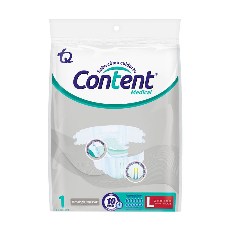 PAÑAL CONTENT MEDICAL TALLA L_F