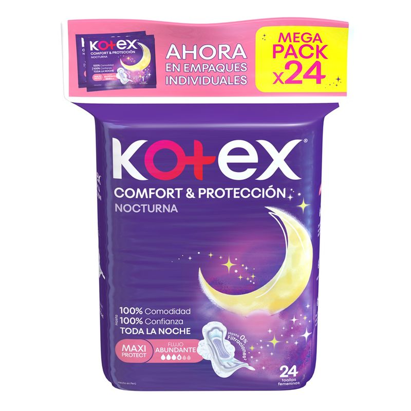 TOALLAS HIGIENICAS KOTEX NOCTU_F