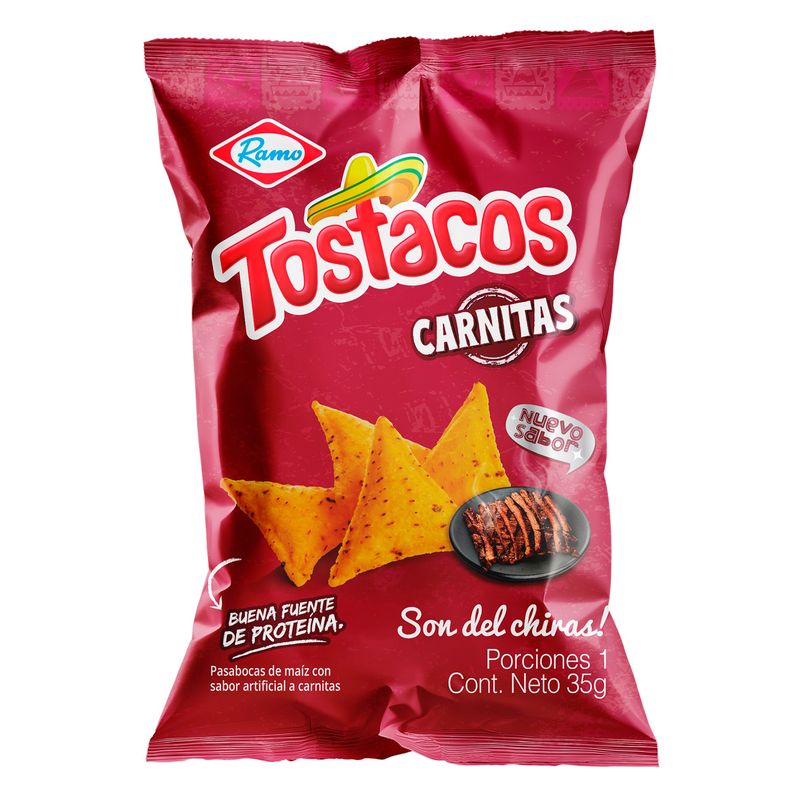 TOSTACOS CARNITAS BOLSA X 35 G_F