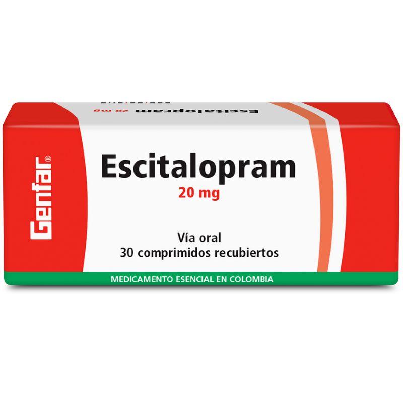 ESCITALOPRAM 20 MG_F