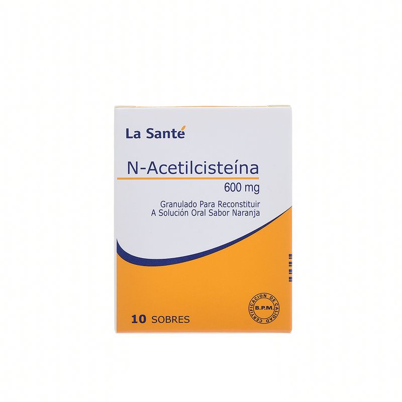N-ACETILCISTEINA 600 MG SANTE_F
