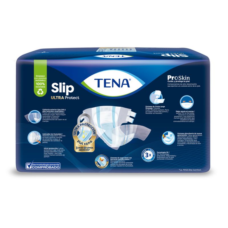 PAÑAL ADULT TENA SLIP PROTEC M_L