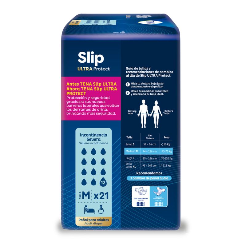 PAÑAL ADULT TENA SLIP PROTEC M_P