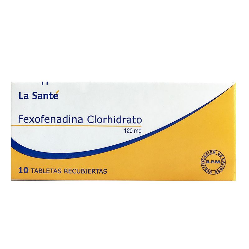 FEXOFENADINA CLORHIDRATO 120 M_F