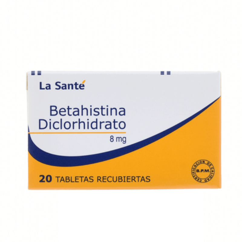 BETAHISTINA DICLORHIDRATO 8 MG_F