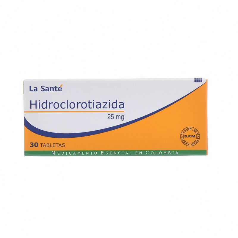 HIDROCLOROTIAZIDA 25 MG LASANT_F