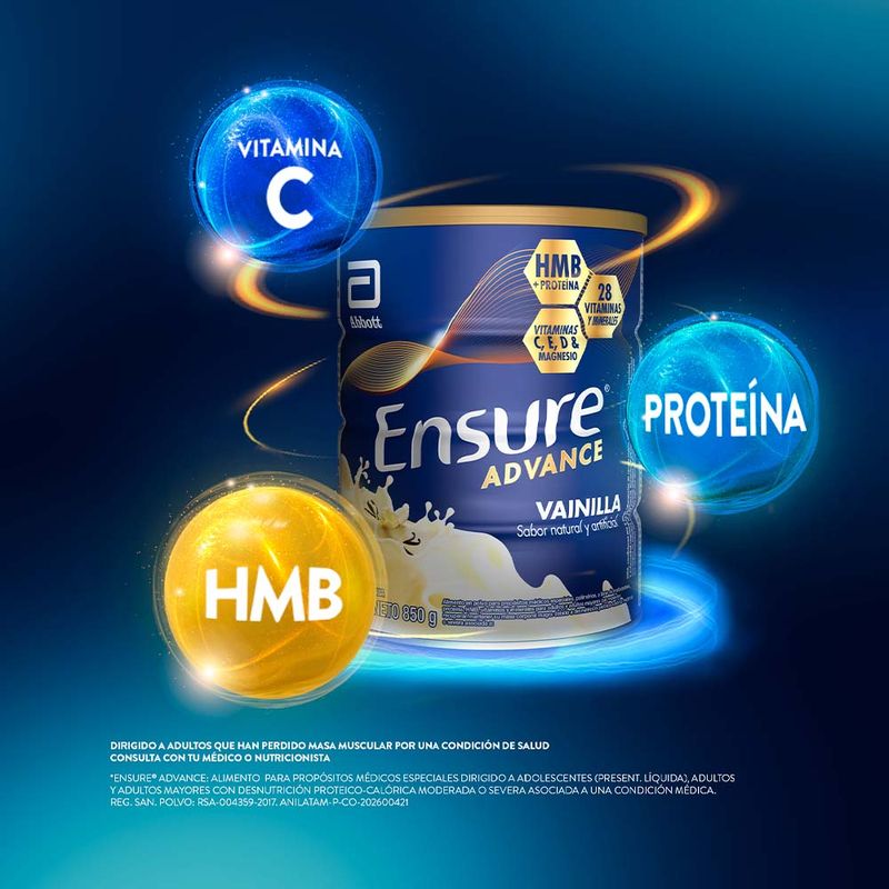 ENSURE ADVANCE VAINILLA POLVO_A