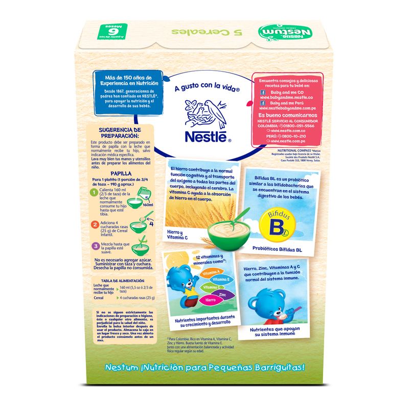CEREAL INFANTIL NESTUM 5 CEREA_P