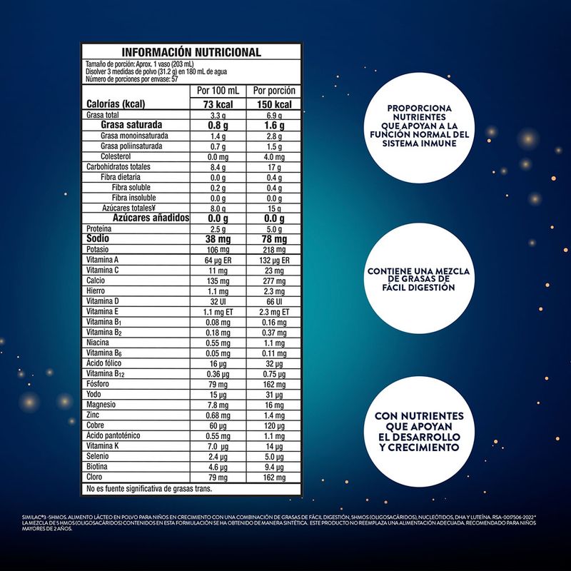 FORMULA DE CRECIMIENTO SIMILAC_P