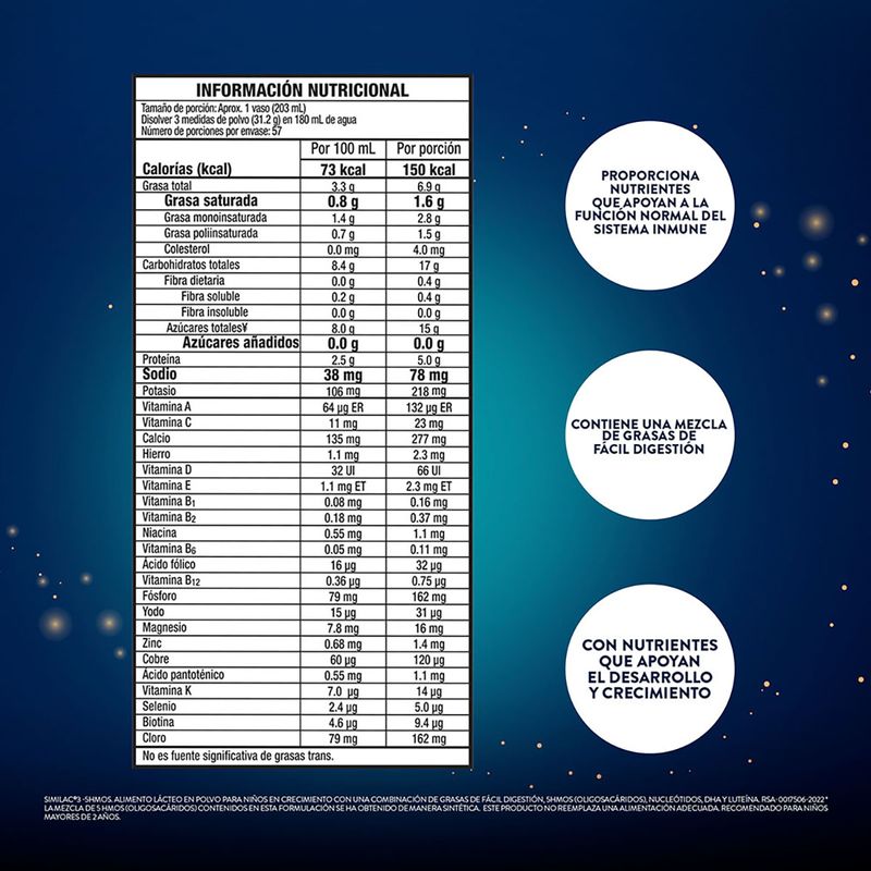 FORMULA DE CRECIMIENTO SIMILAC_P